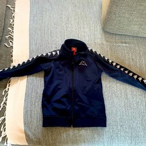 Kids size 10 Kappa navy zip up